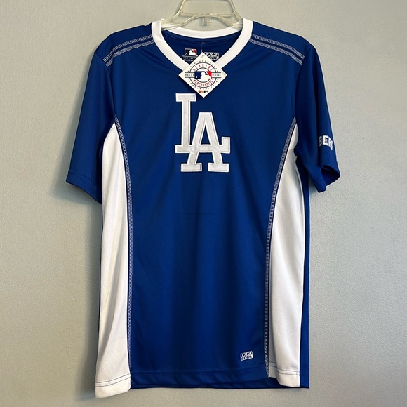 MLB Other - MLB Genuine Merchandise men NWT blue & white Los Angeles Dodgers baseball jersey